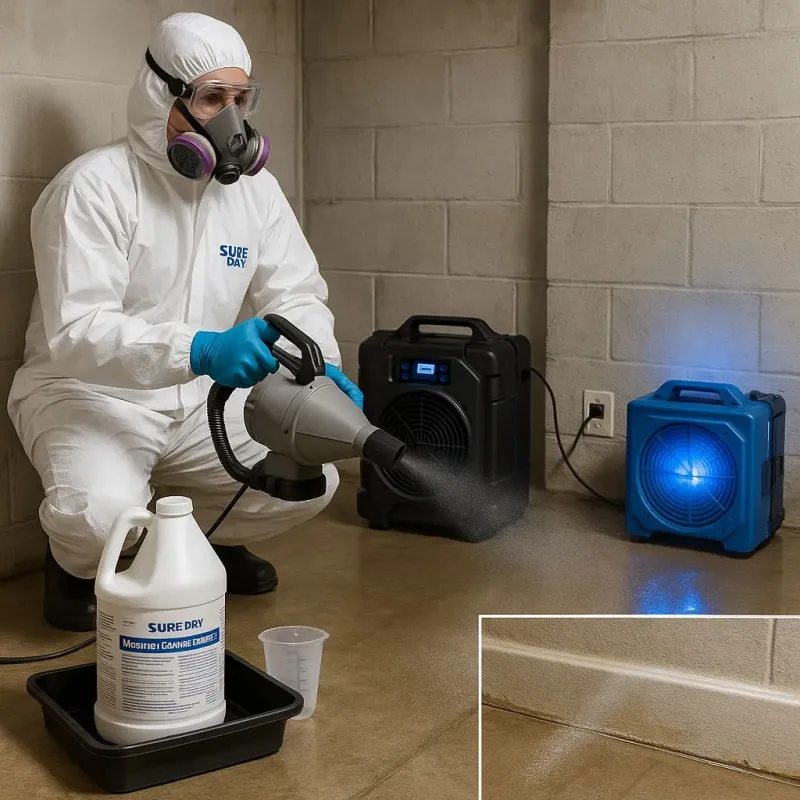 Sanitization and Odor Removal process in Pleasant Hills, PA