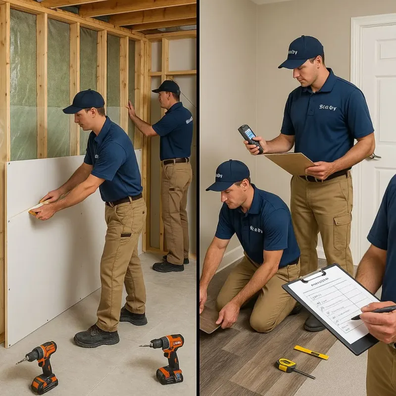 Repairs and Reconstruction process in Pleasant Hills, PA